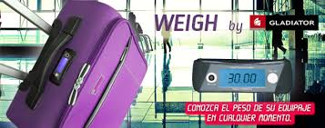 La maleta con báscula integrada