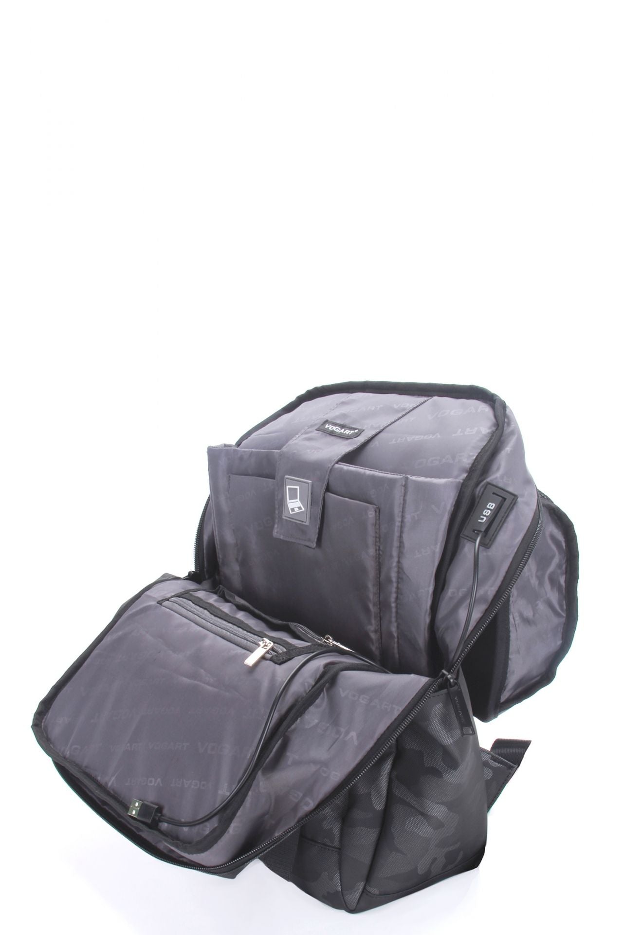 Mochila grande print camuflaje | Vogart Delta