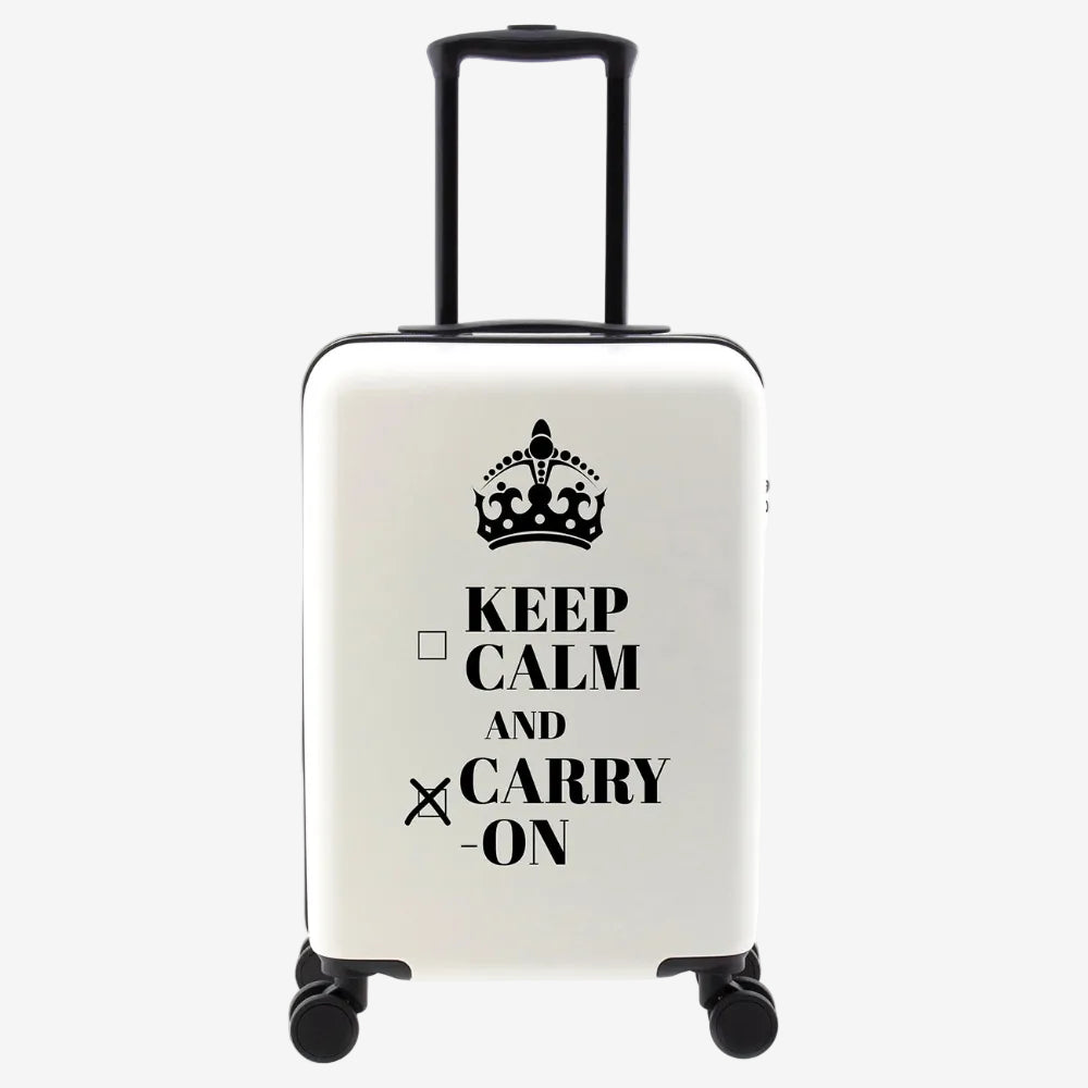 Maleta cabina rígida | Gladiator Art Keep Calm