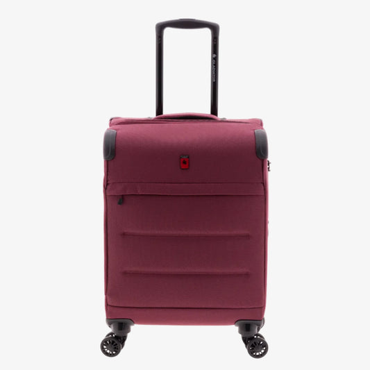 Maleta de cabina blanda Gladiator Helios — Poliéster extensible con candado TSA