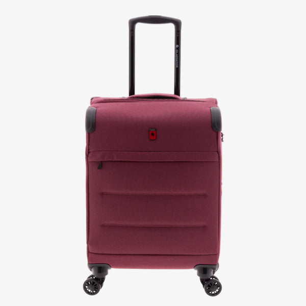 Maleta de cabina blanda Gladiator Helios — Poliéster extensible con candado TSA