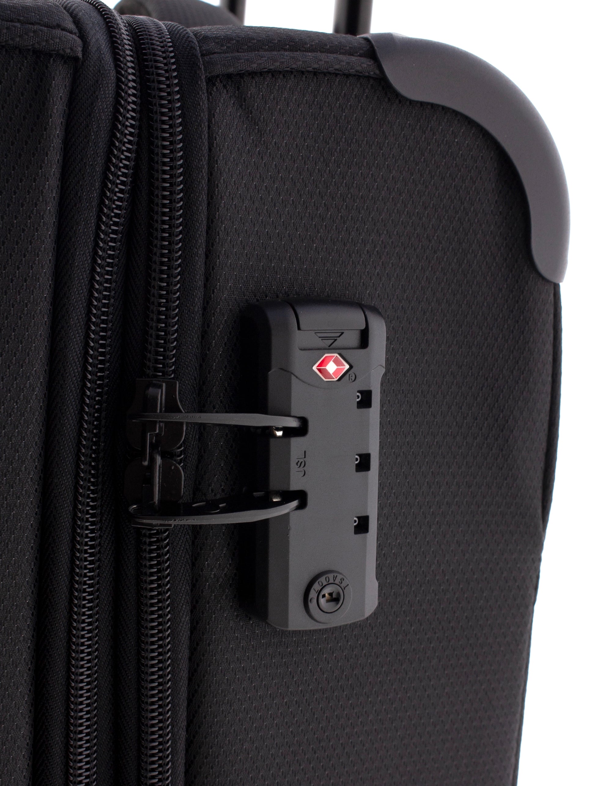 Maleta de cabina blanda Gladiator Helios — Poliéster extensible con candado TSA