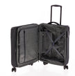Maleta de cabina blanda Gladiator Helios — Poliéster extensible con candado TSA