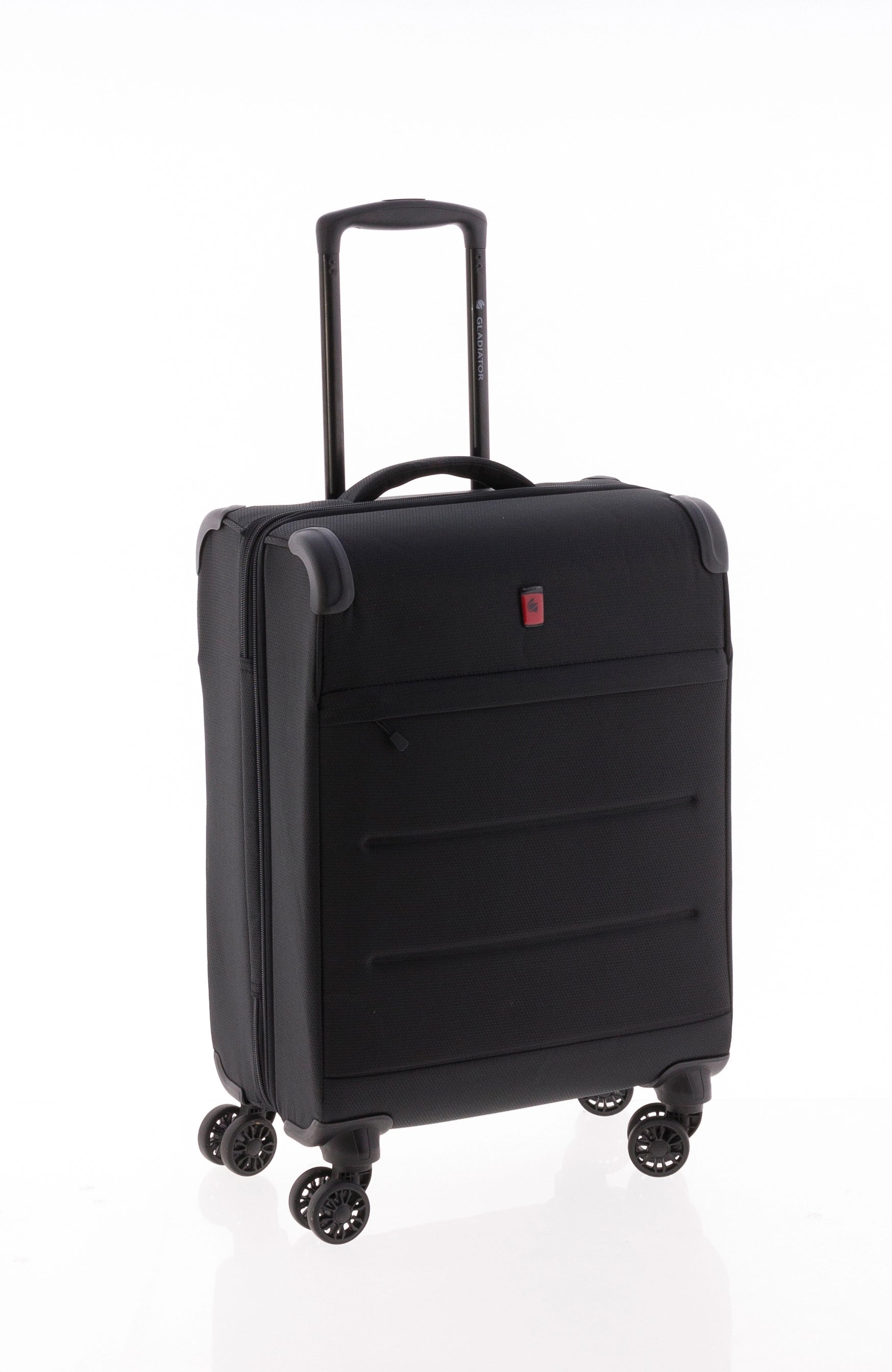 Maleta de cabina blanda Gladiator Helios — Poliéster extensible con candado TSA