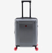 Maleta cabina Luma Lite Gladiator en policarbonato gris metalizado, vista frontal