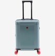 Maleta cabina Luma Lite Gladiator en policarbonato verde metalizado, vista frontal