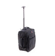 Vista lateral izquierda de la maleta mochila Loop en negro